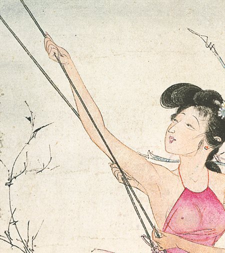 滑县-胡也佛的仕女画和最知名的金瓶梅秘戏图
